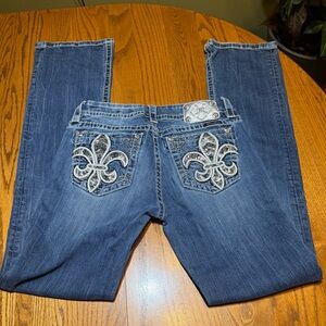 Miss Me Jeans Boot Cut Size 30 Fun Pockets